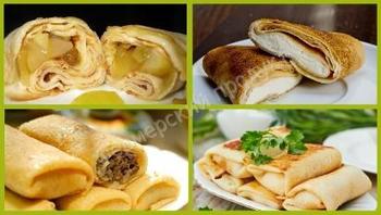 Домашние блинчики с творогом ручной работы