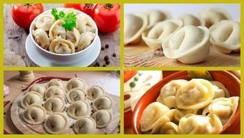 Пельмени с индейкой, ручной работы.