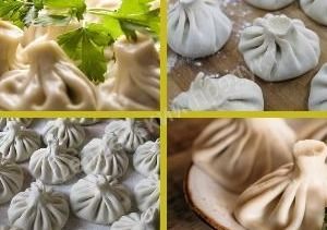  Хинкали с бараниной, ручной работы.