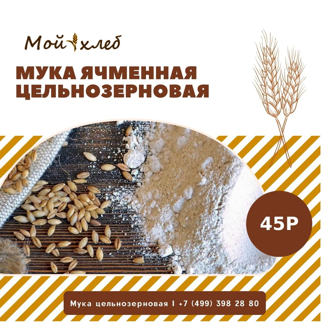 Мука ячменная купить - Мой-хлеб.ру - ТВОЙПРОДУКТ